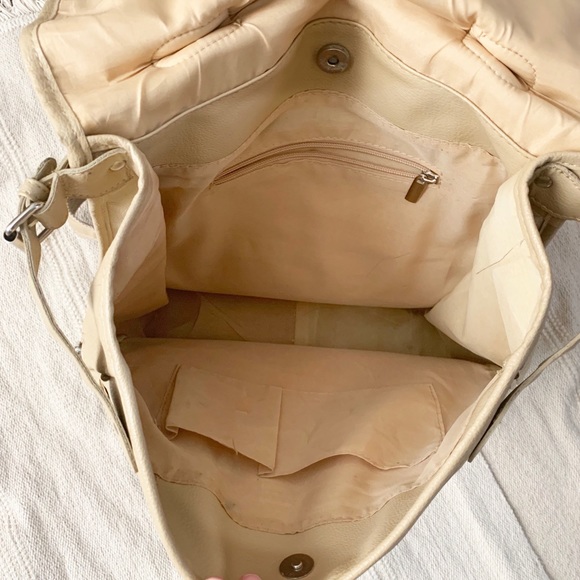 🌼 blonde tan explorer knapsack book bag - Picture 4 of 8